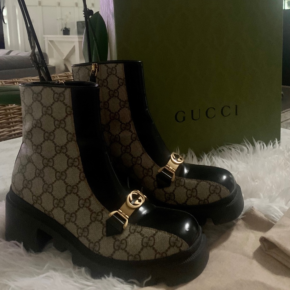 GUCCI Combat Boots